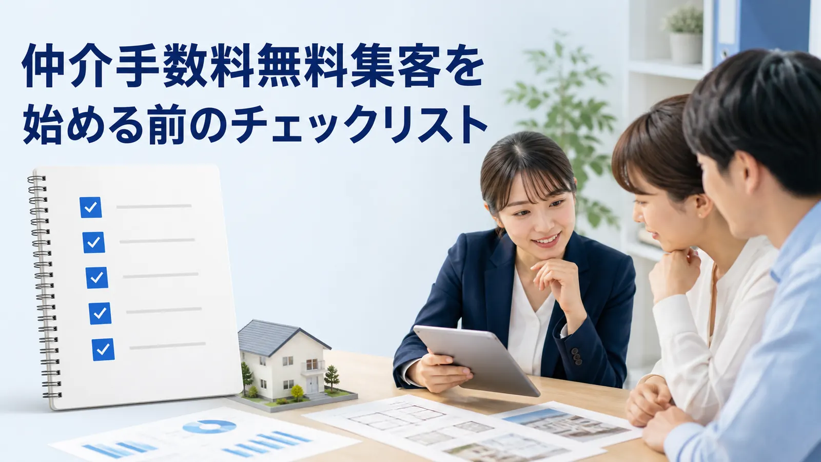 仲介手数料無料集客を始める前のチェックリスト