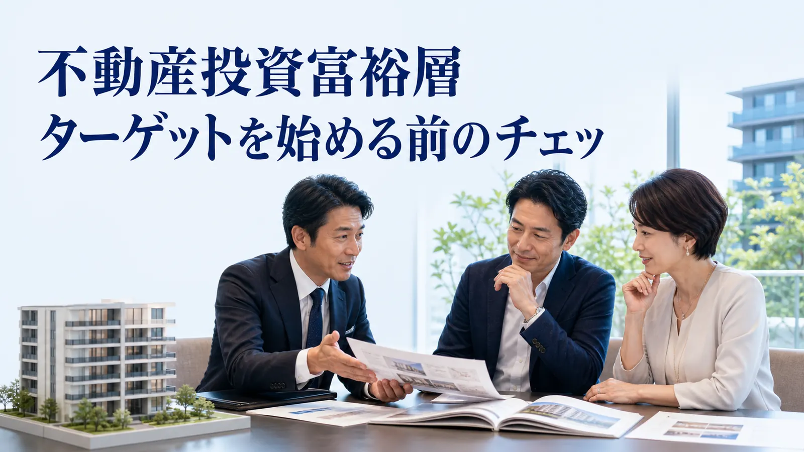 不動産投資富裕層ターゲットを始める前のチェッ