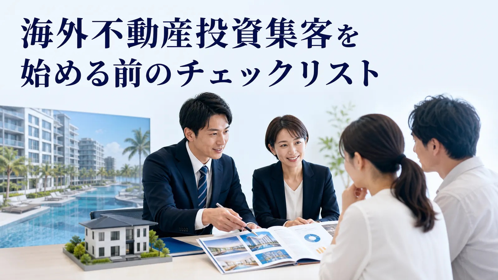 海外不動産投資集客を始める前のチェックリスト