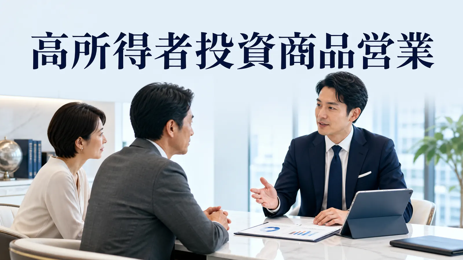 高所得者投資商品営業