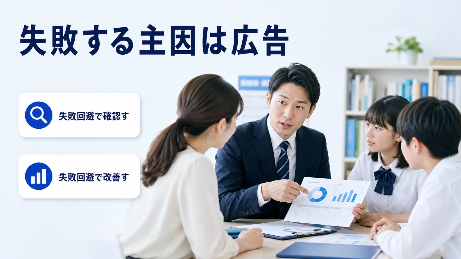 失敗する主因は広告