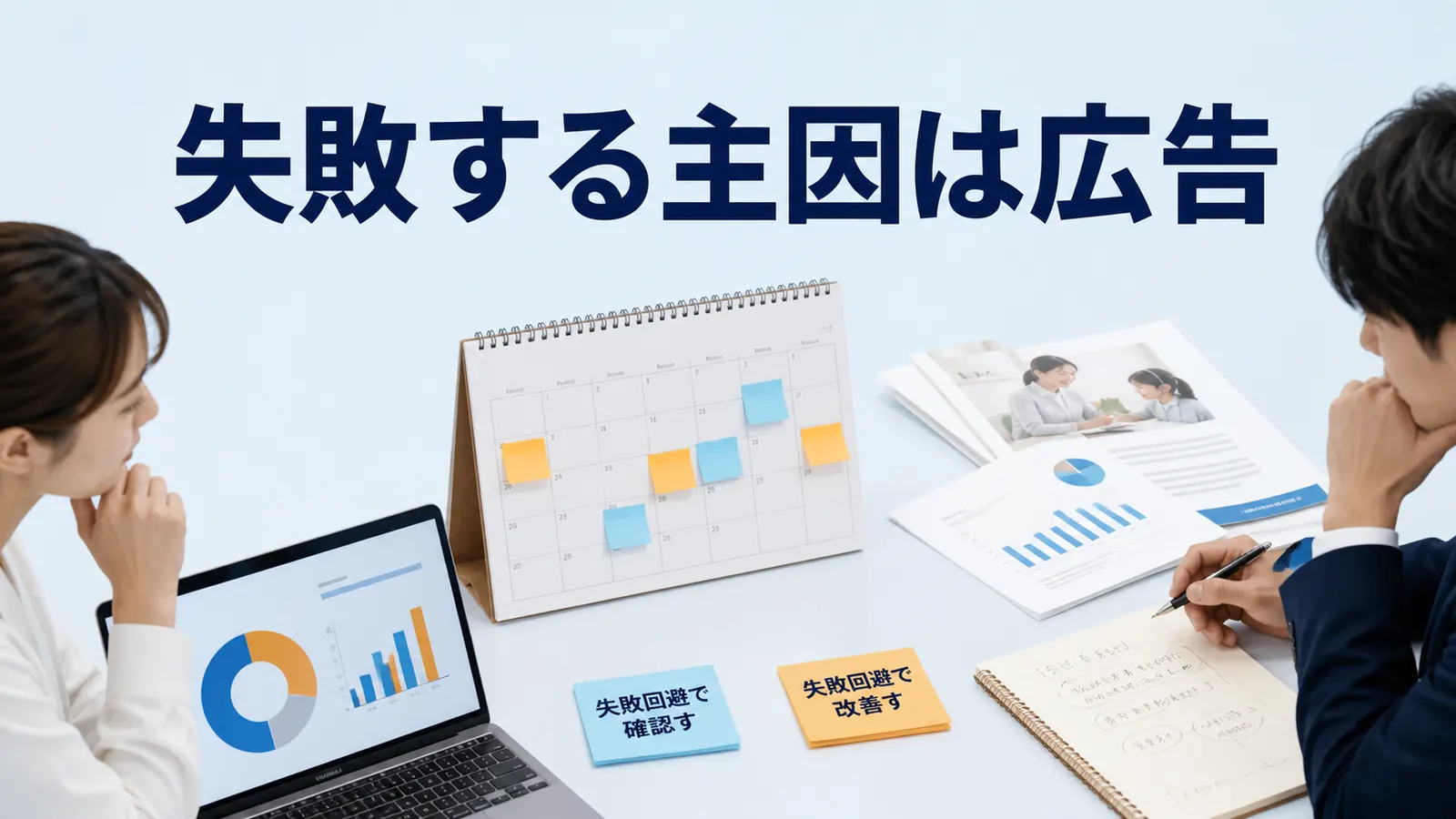 失敗する主因は広告