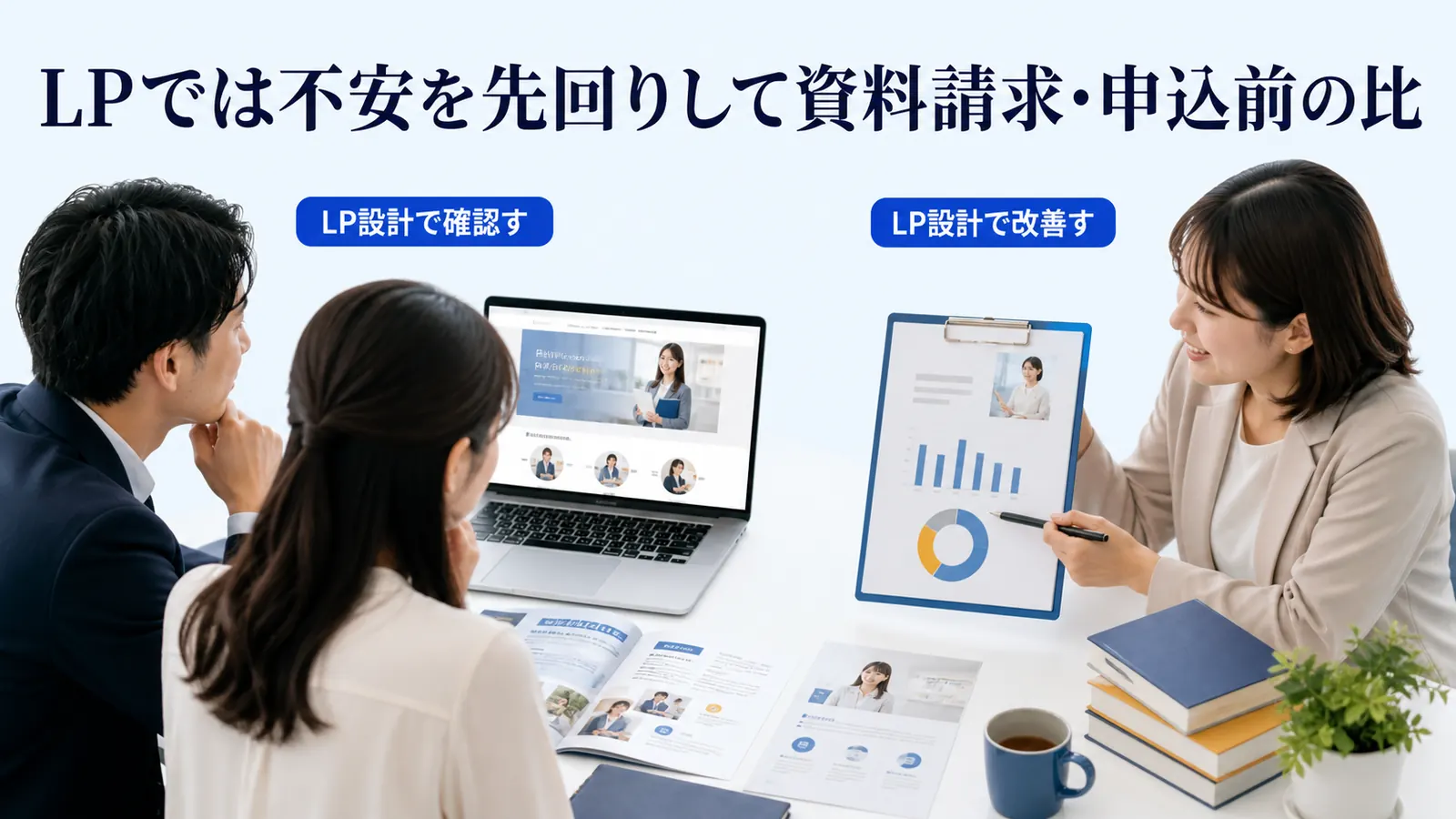 LPでは不安を先回りして資料請求・申込前の比