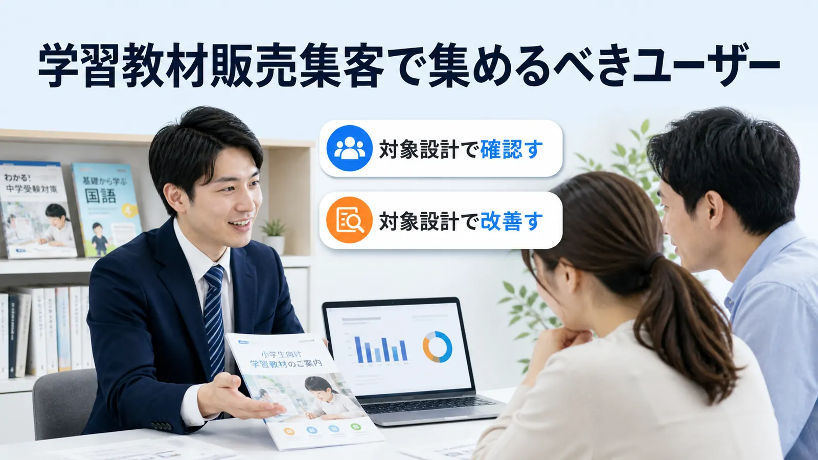 学習教材販売集客で集めるべきユーザー