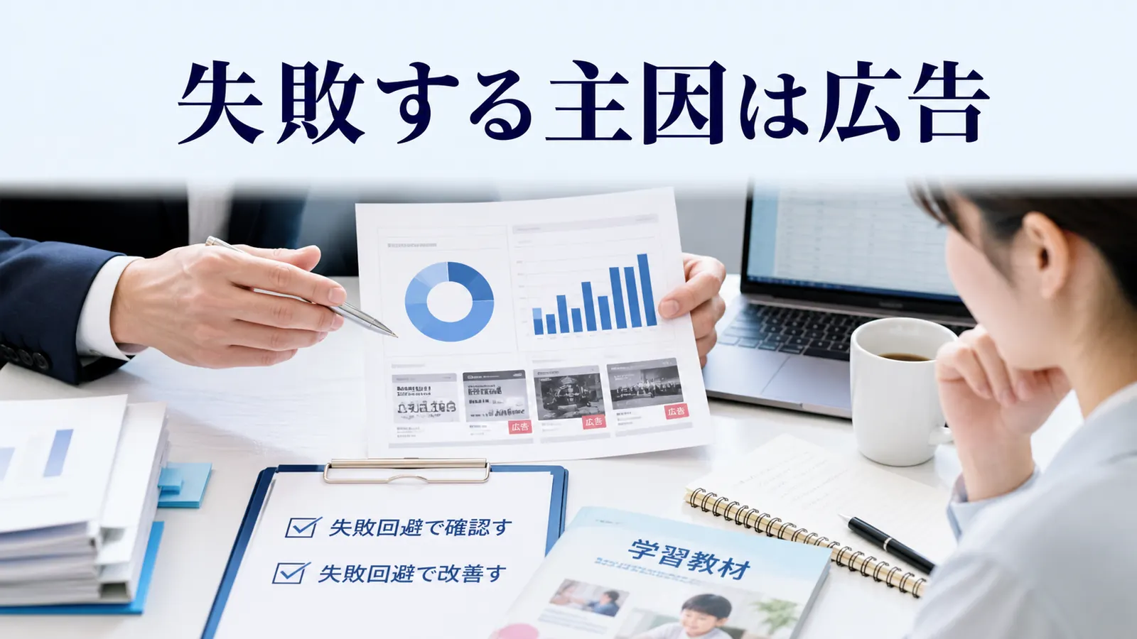 失敗する主因は広告