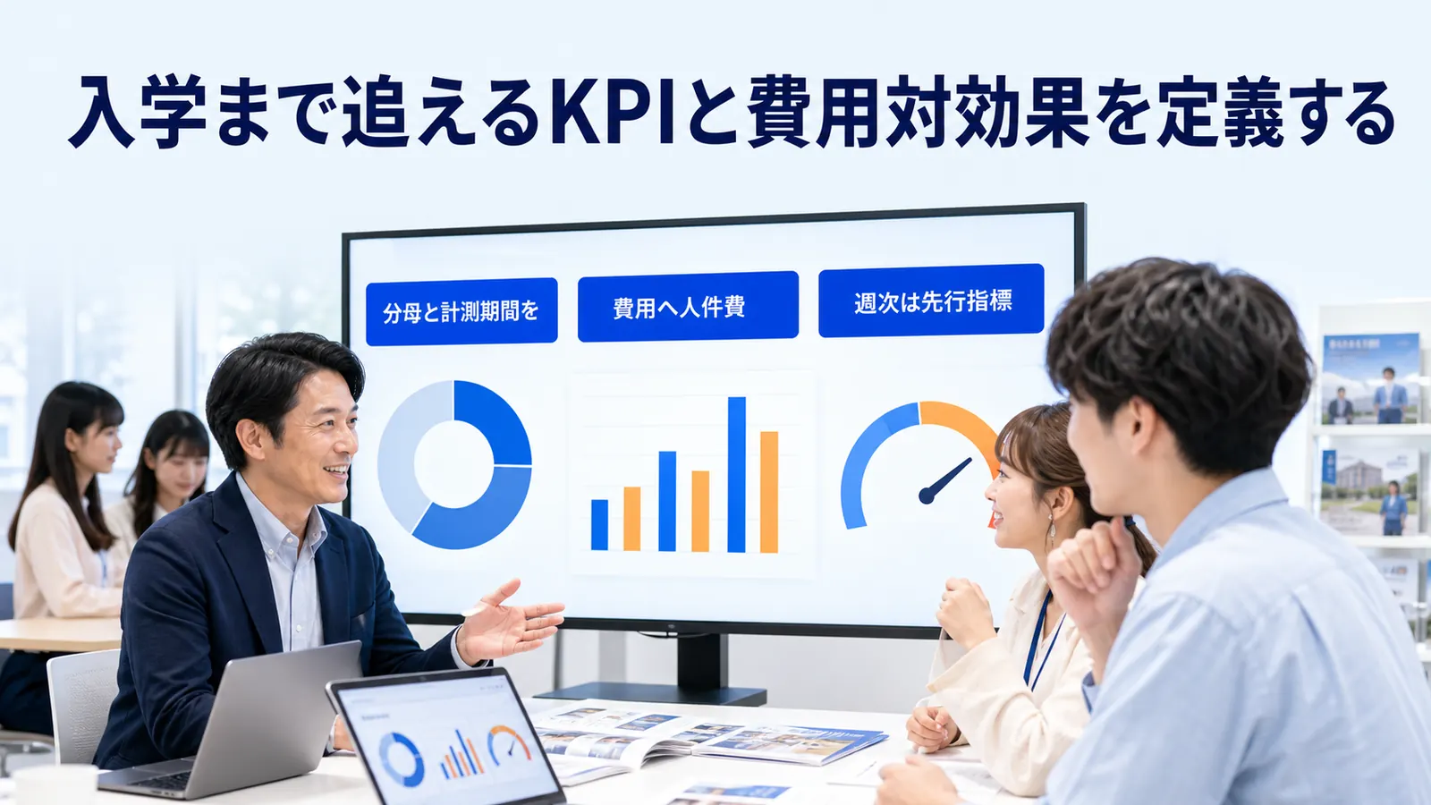 入学まで追えるKPIと費用対効果を定義する