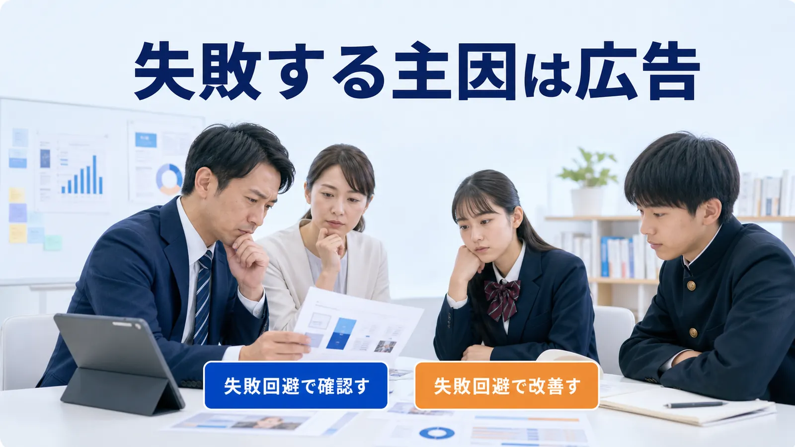 失敗する主因は広告