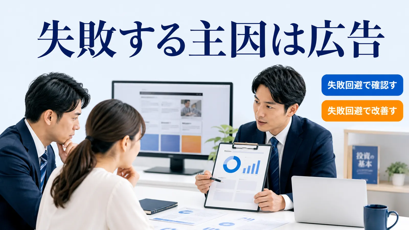 失敗する主因は広告
