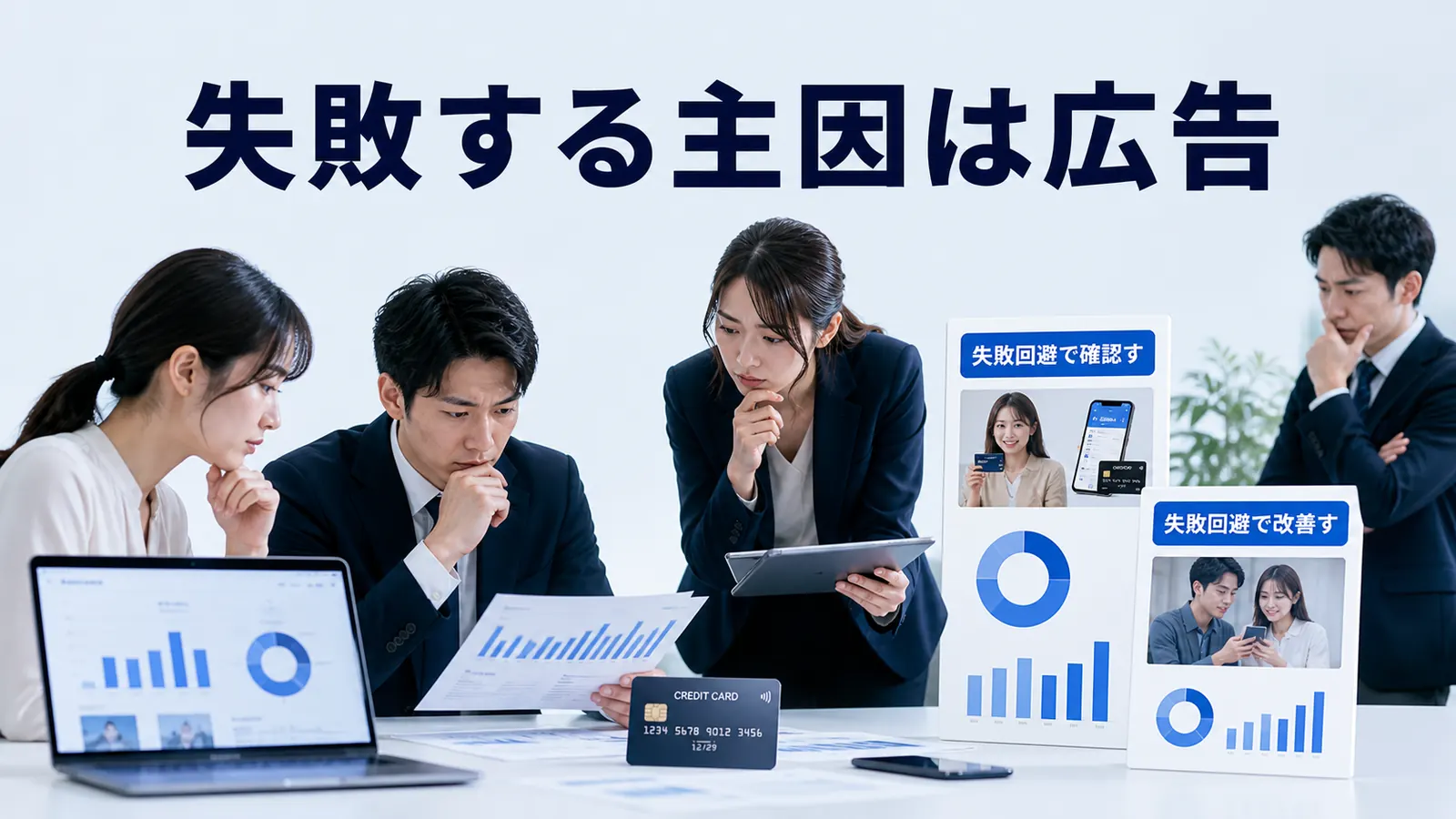 失敗する主因は広告