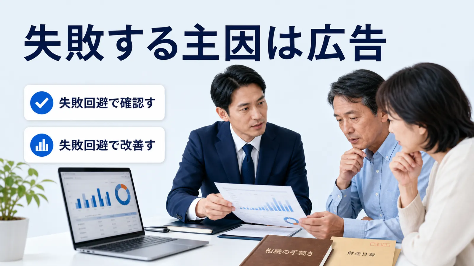 失敗する主因は広告