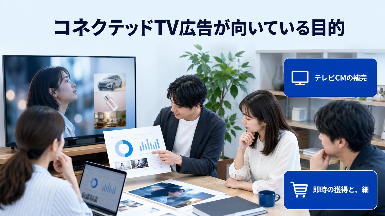 コネクテッドTV広告が向いている目的
