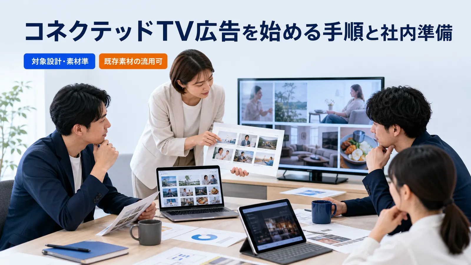 コネクテッドTV広告を始める手順と社内準備