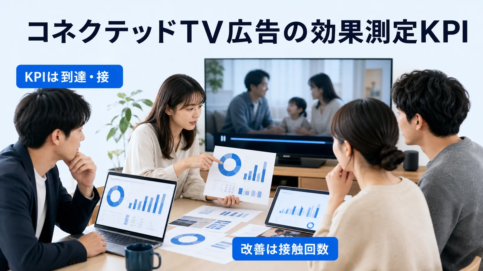 コネクテッドTV広告の効果測定KPI