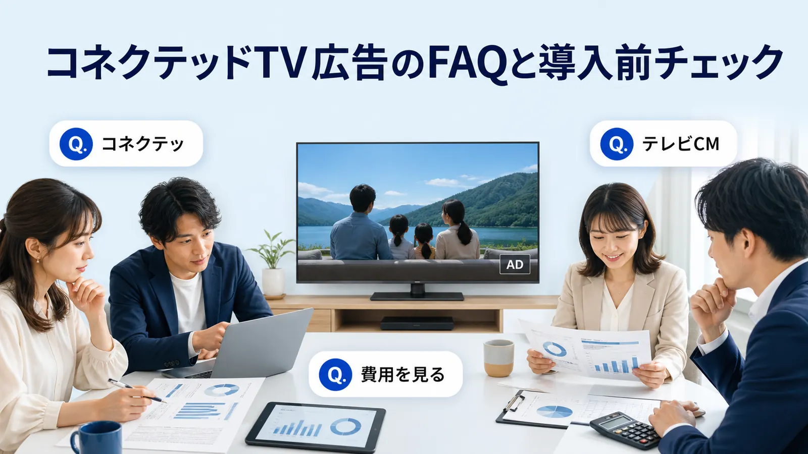 コネクテッドTV広告のFAQと導入前チェック