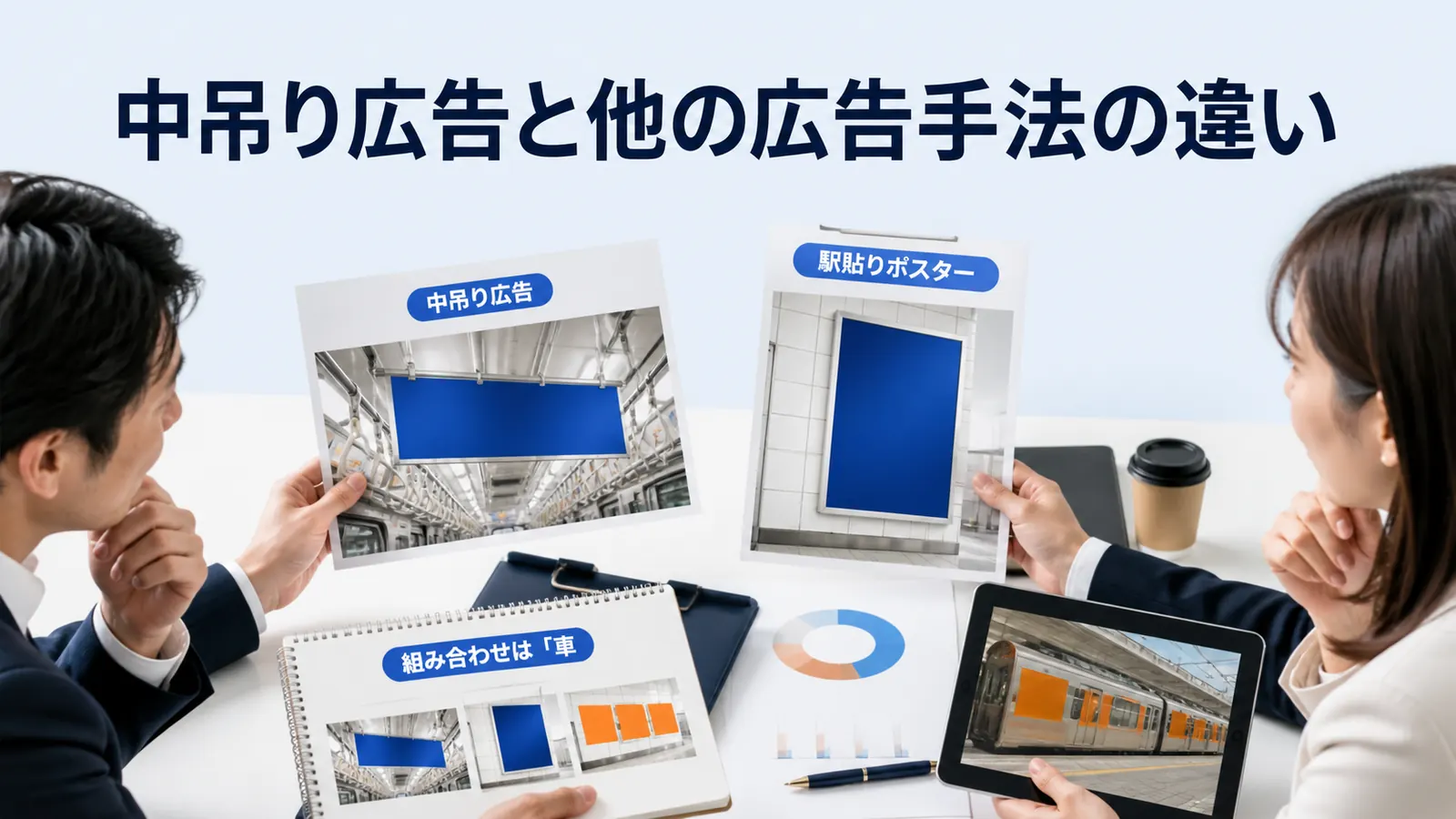 中吊り広告と他の広告手法の違い