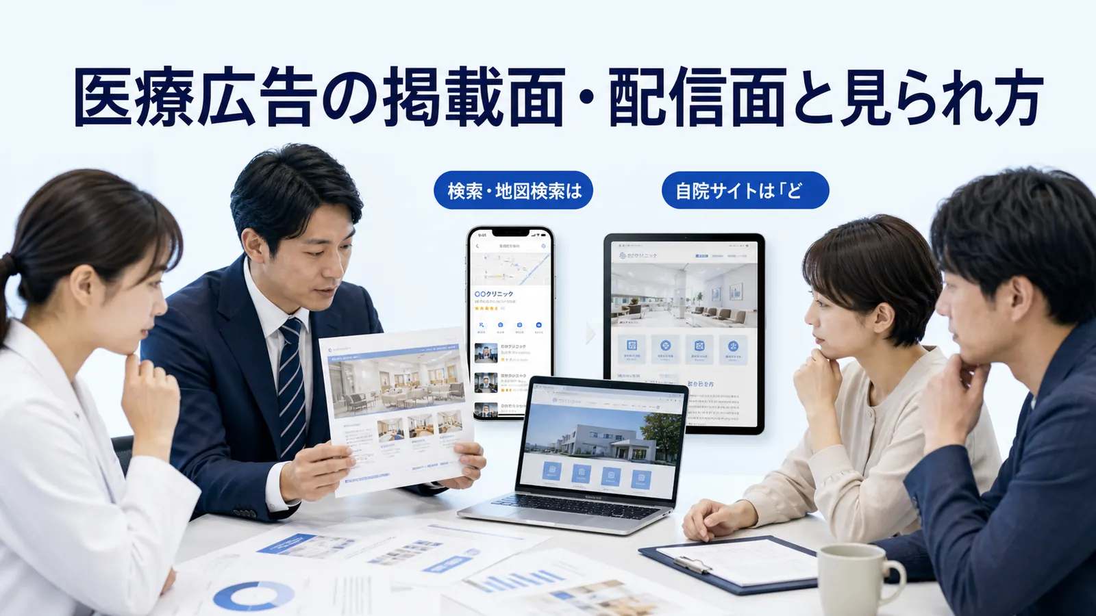 医療広告の掲載面・配信面と見られ方