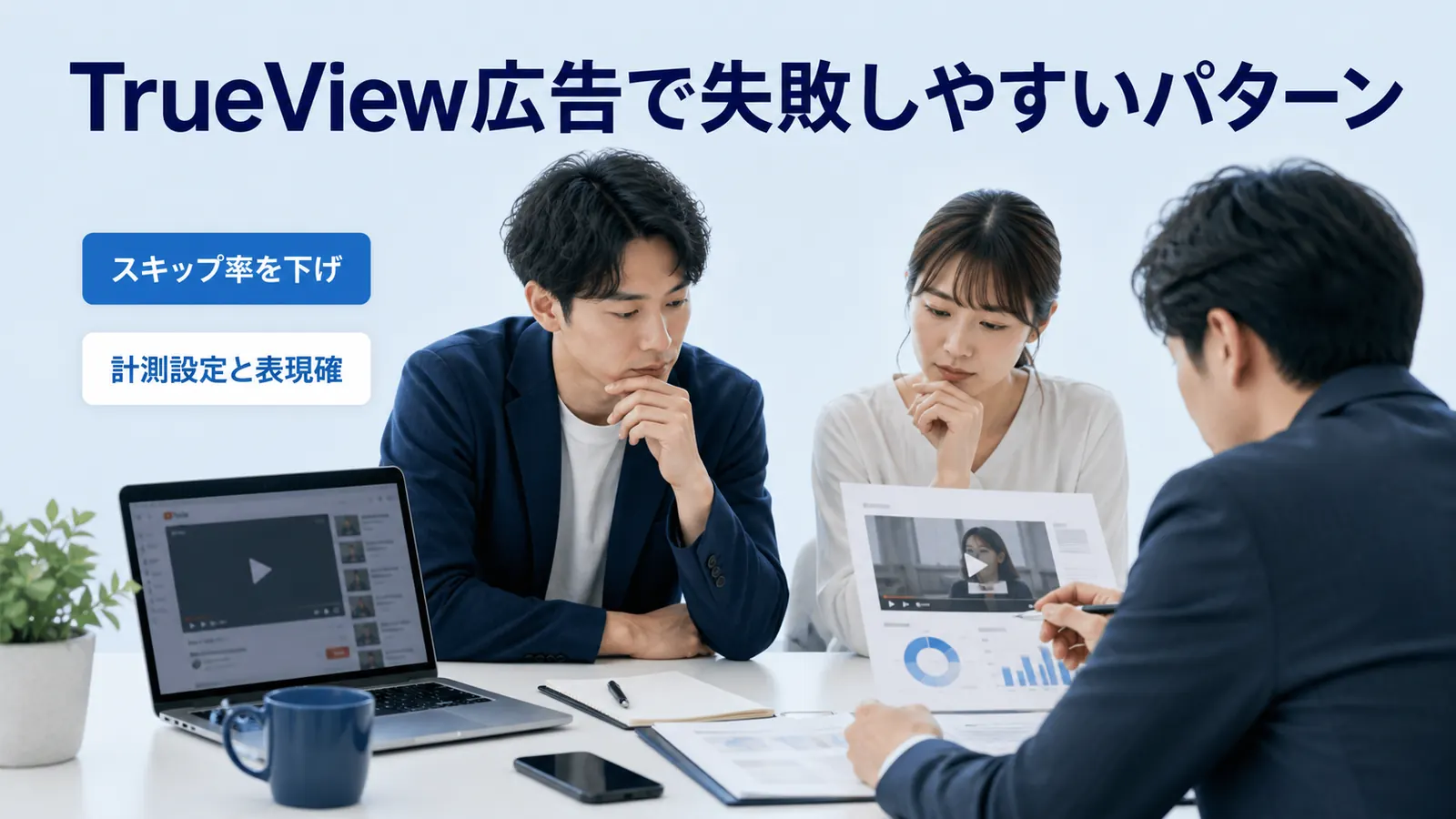 TrueView広告で失敗しやすいパターン