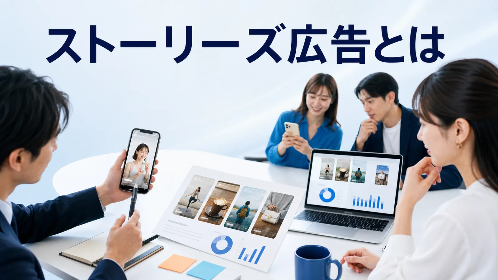 ストーリーズ広告とはを内容別のオリジナル構図で整理した図解