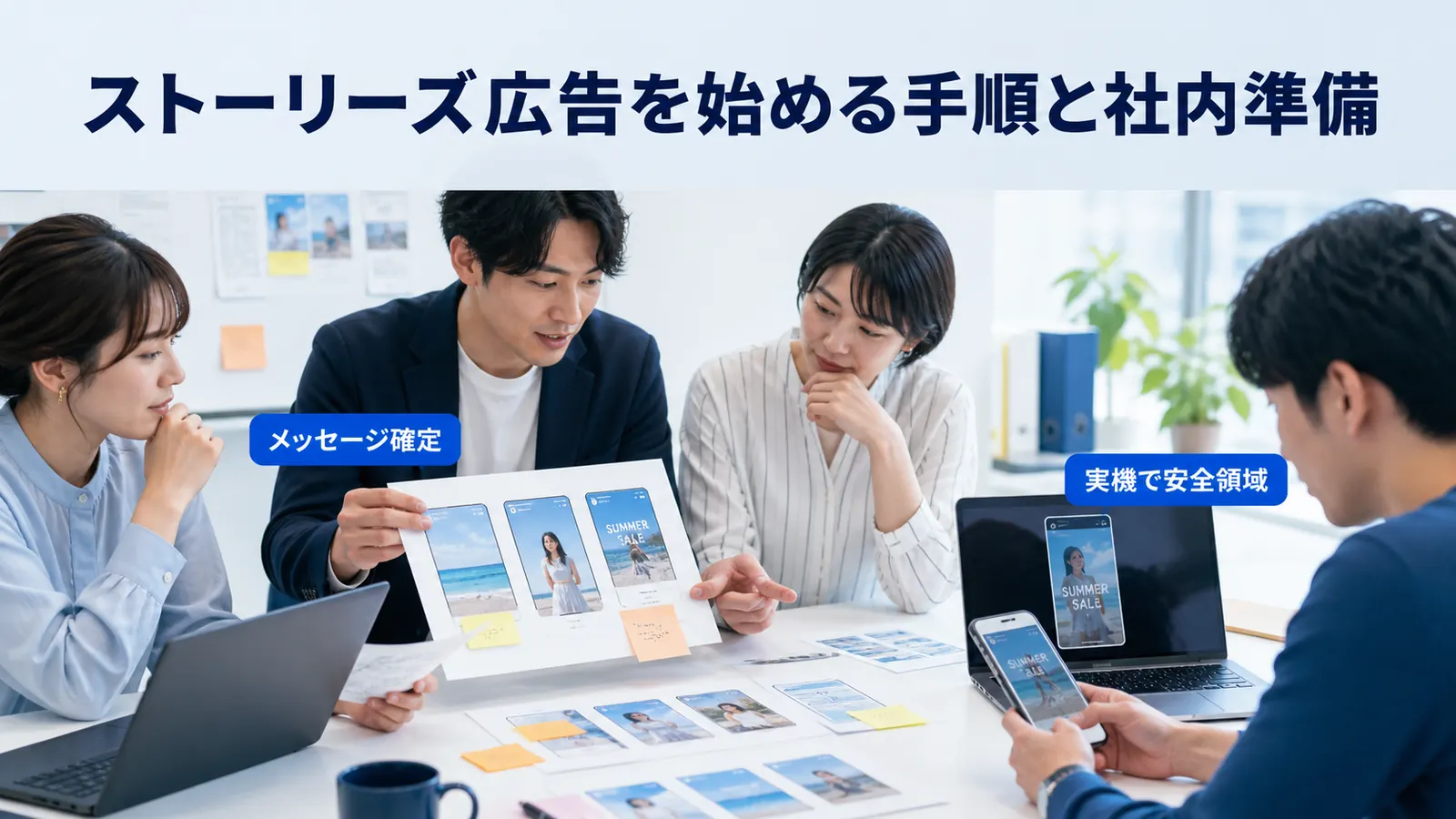 ストーリーズ広告を始める手順と社内準備