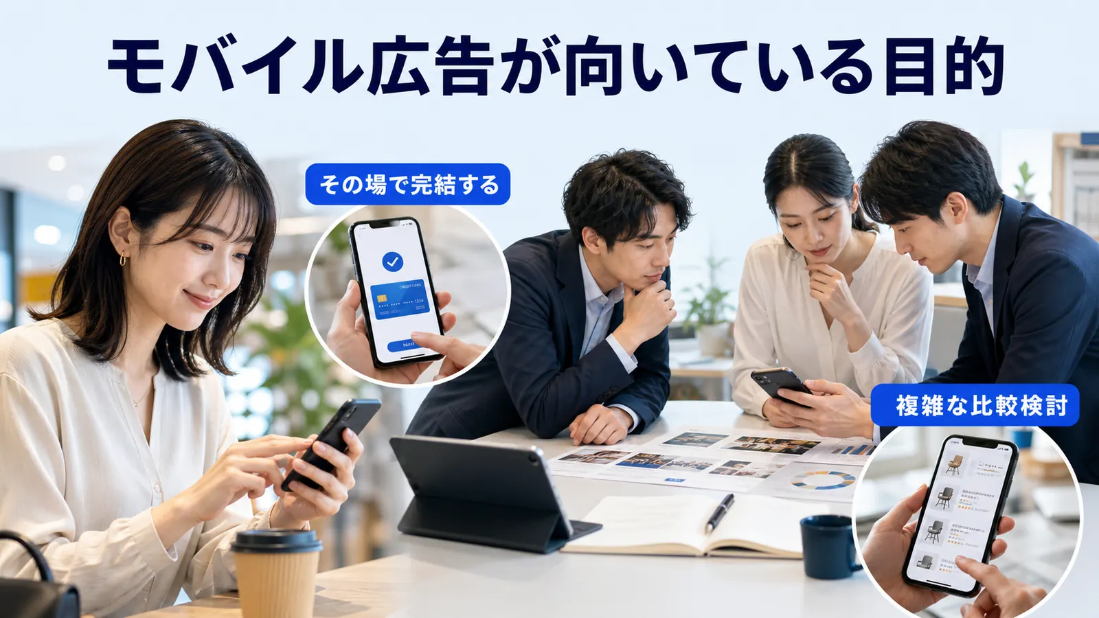 モバイル広告が向いている目的
