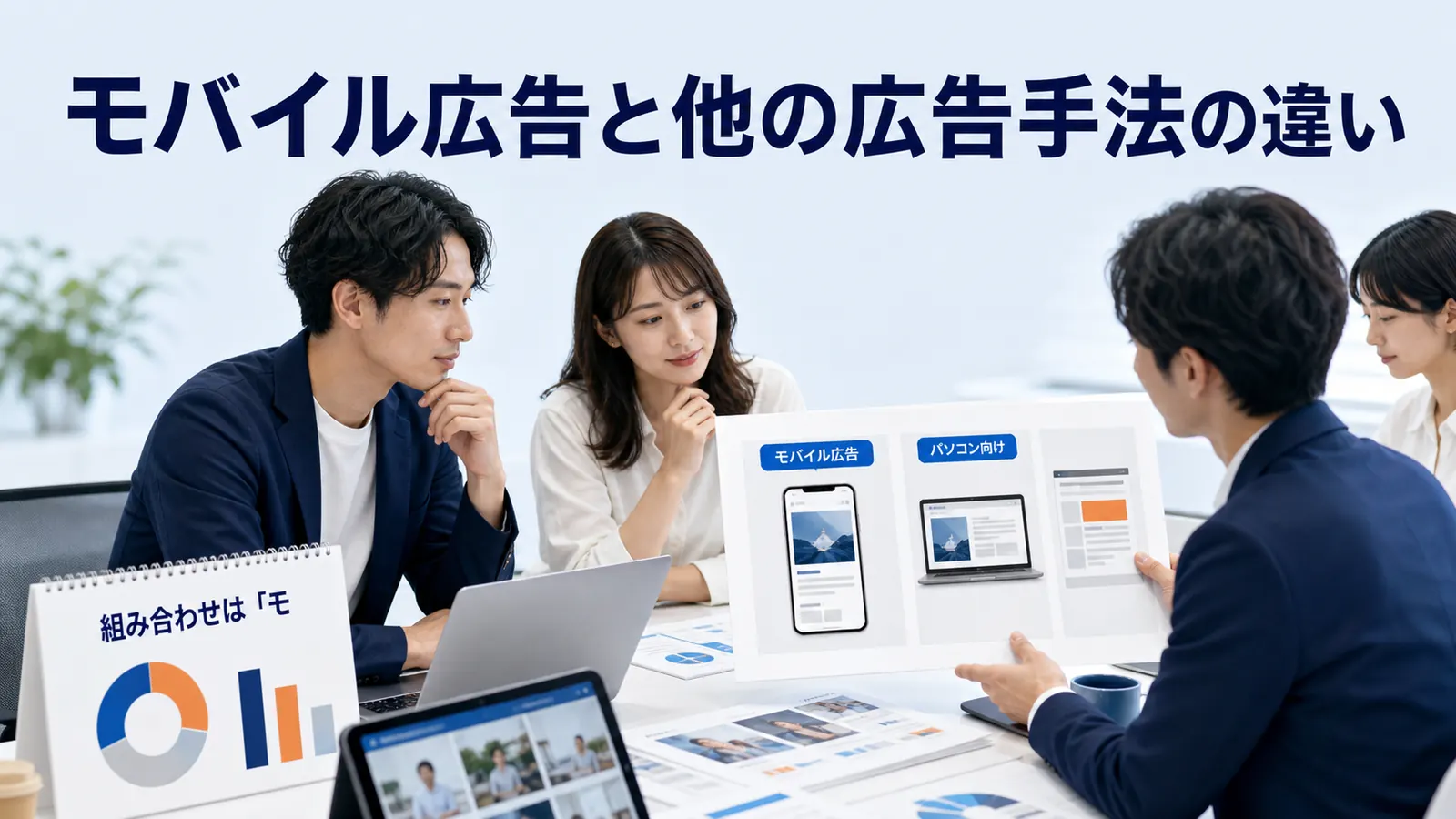 モバイル広告と他の広告手法の違い