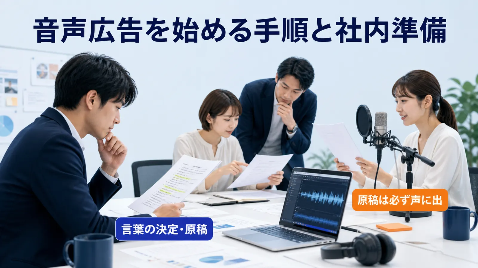 音声広告を始める手順と社内準備