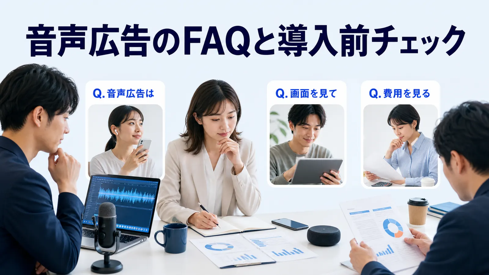 音声広告のFAQと導入前チェック