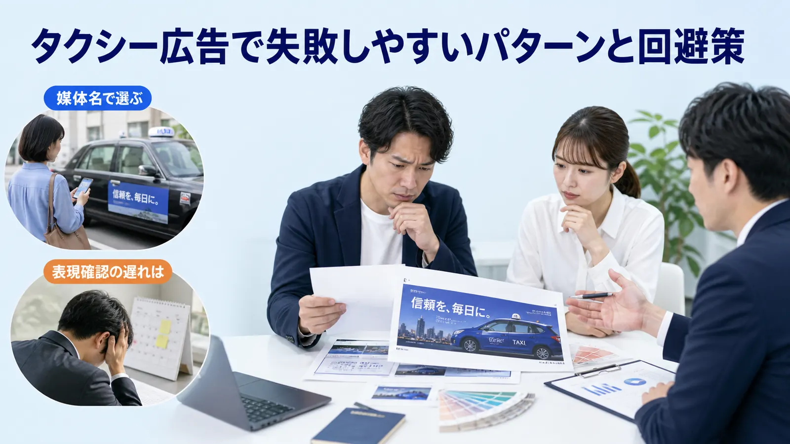 タクシー広告で失敗しやすいパターンと回避策