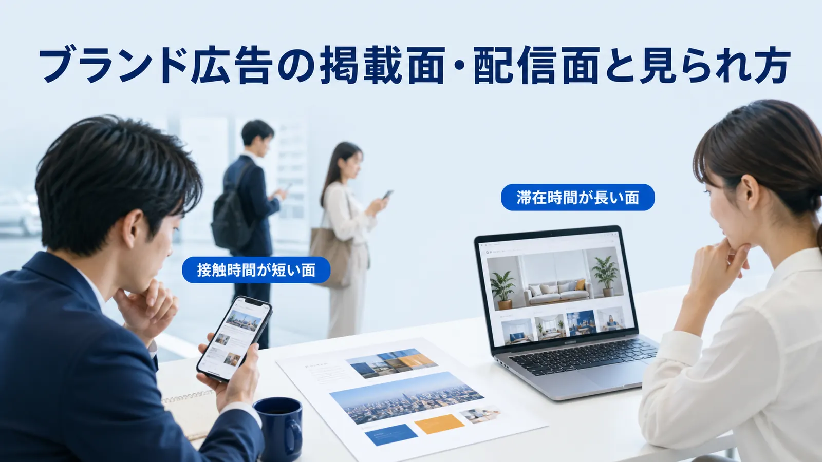 ブランド広告の掲載面・配信面と見られ方