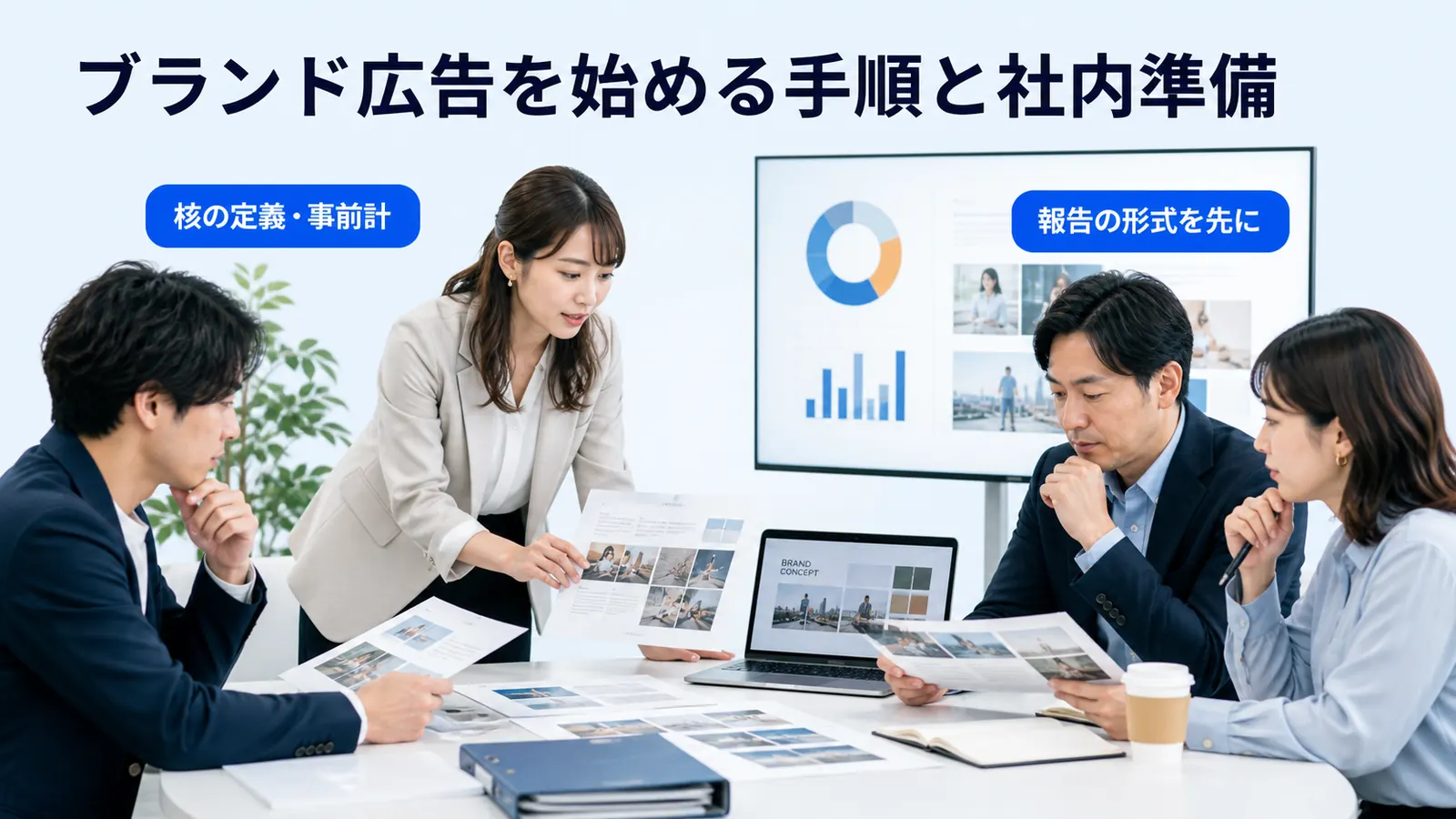 ブランド広告を始める手順と社内準備