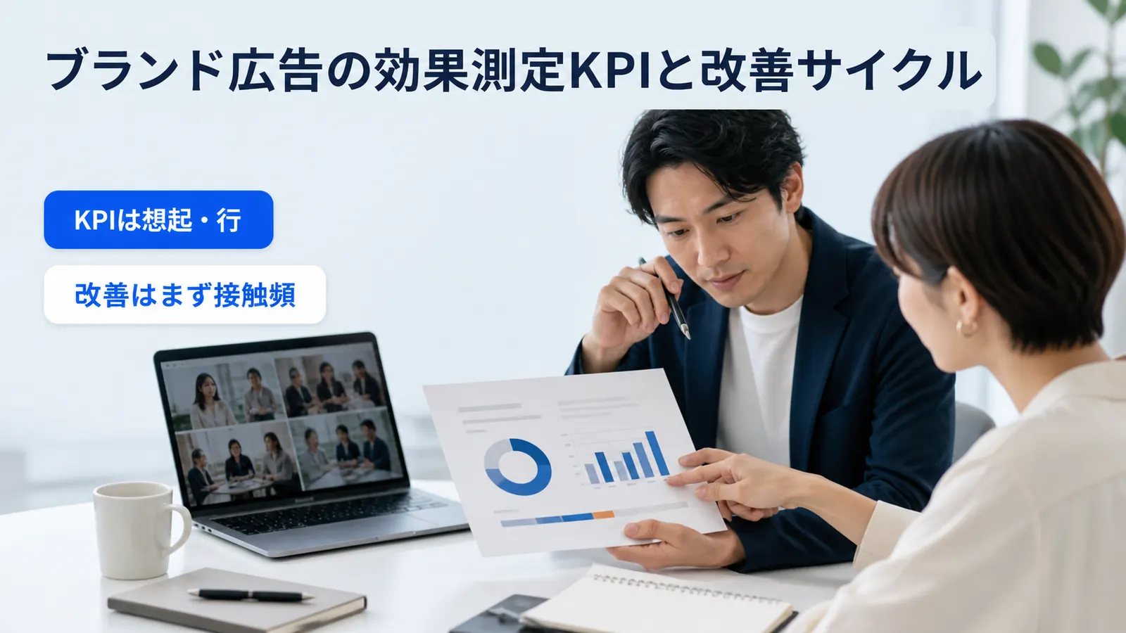 ブランド広告の効果測定KPIと改善サイクル