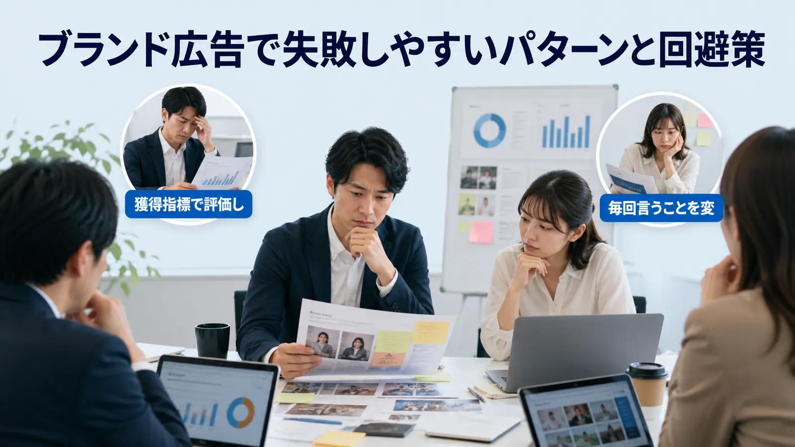 ブランド広告で失敗しやすいパターンと回避策