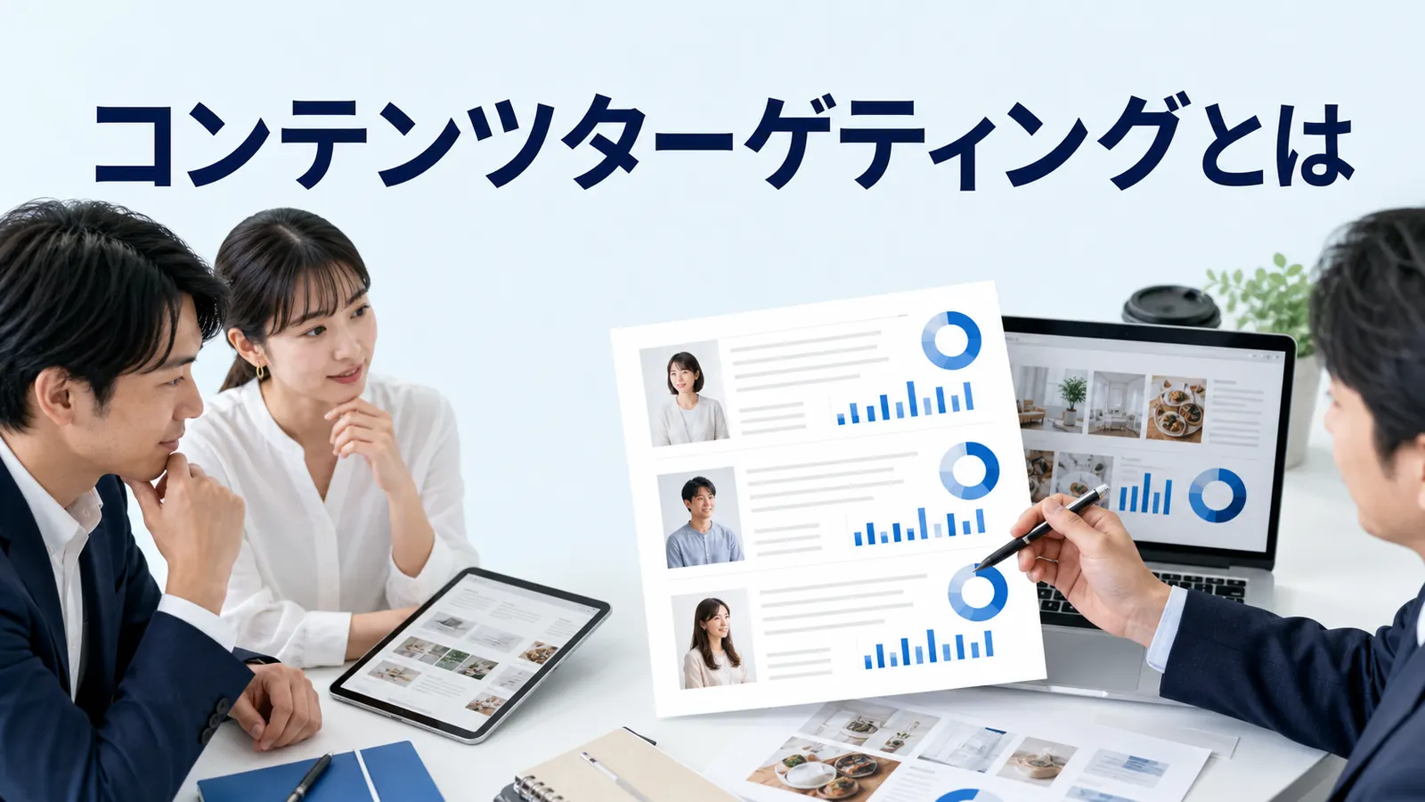 コンテンツターゲティングとはを内容別のオリジナル構図で整理した図解
