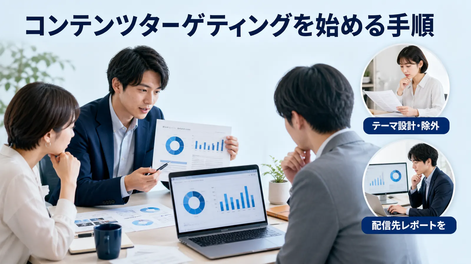 コンテンツターゲティングを始める手順