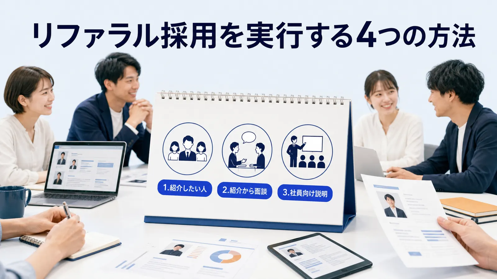 リファラル採用を実行する4つの方法