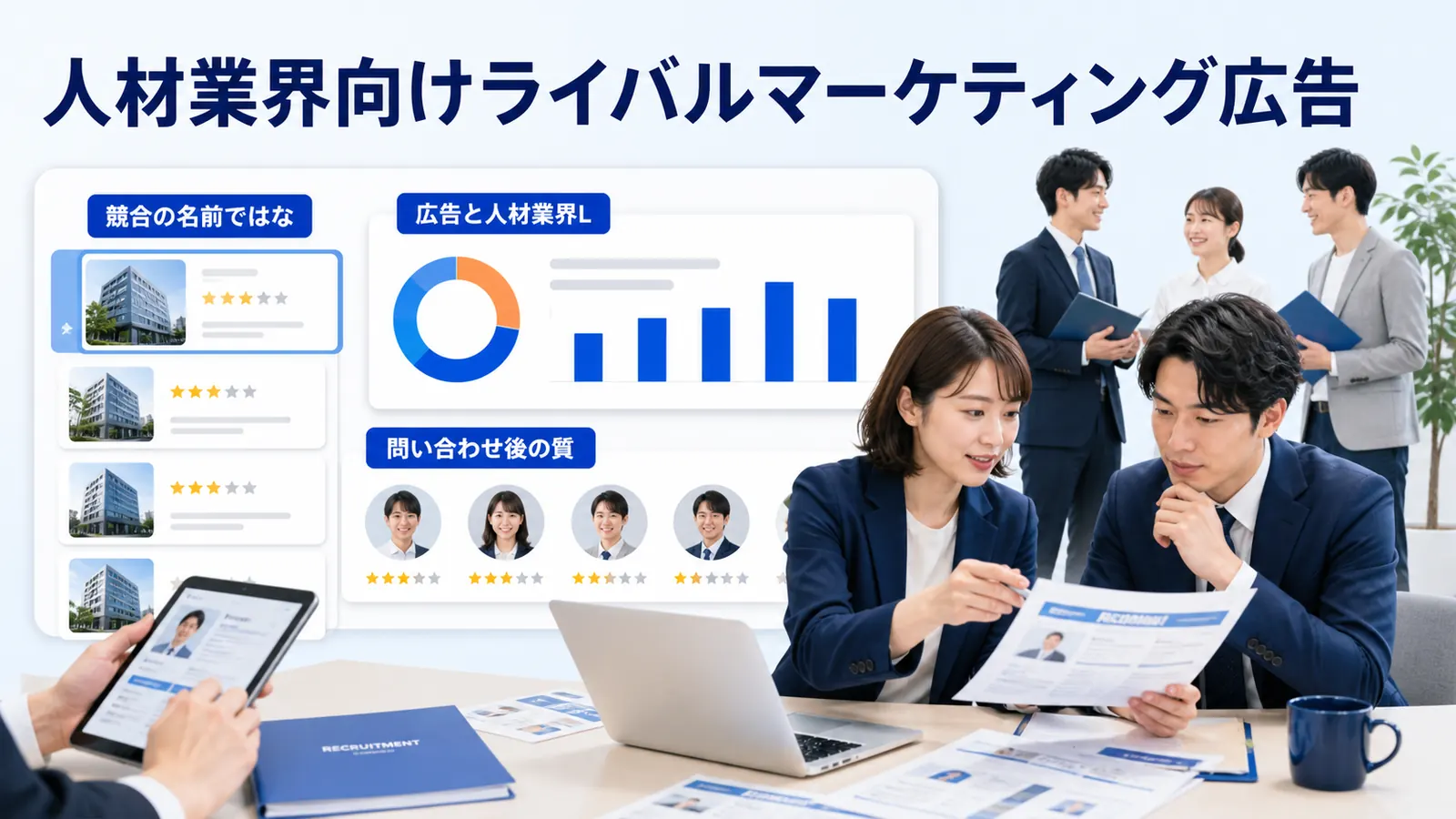 人材業界向けライバルマーケティング広告