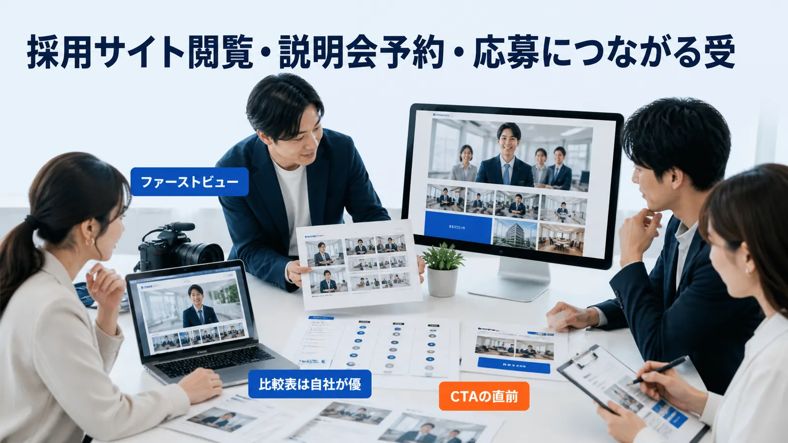 採用サイト閲覧・説明会予約・応募につながる受