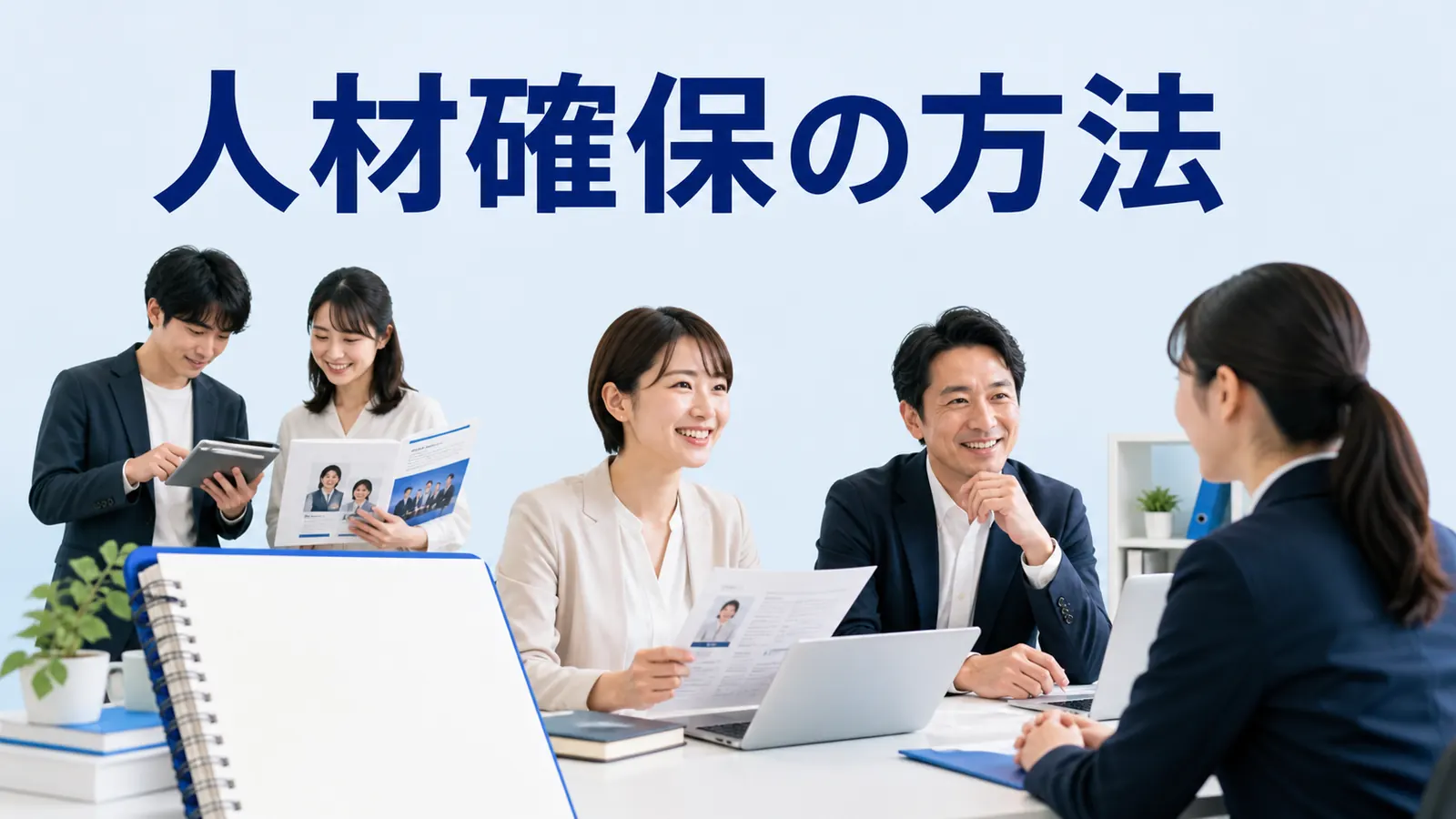 人材確保の方法｜採用難時代の母集団形成と定着