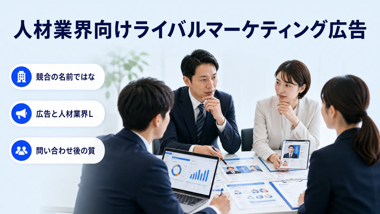 人材業界向けライバルマーケティング広告