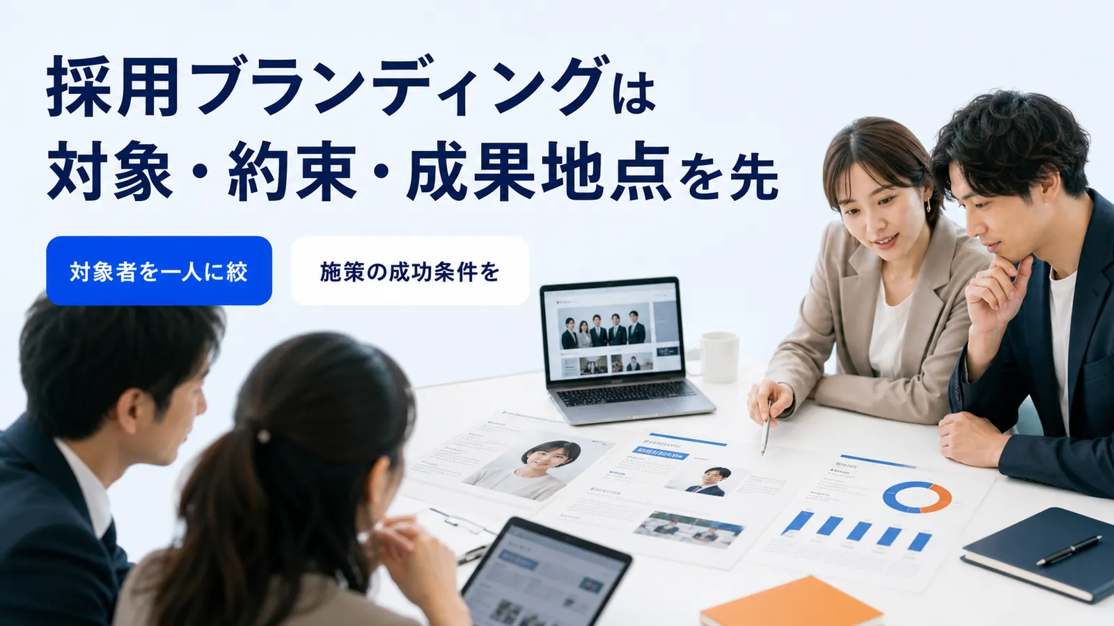 採用ブランディングは対象・約束・成果地点を先
