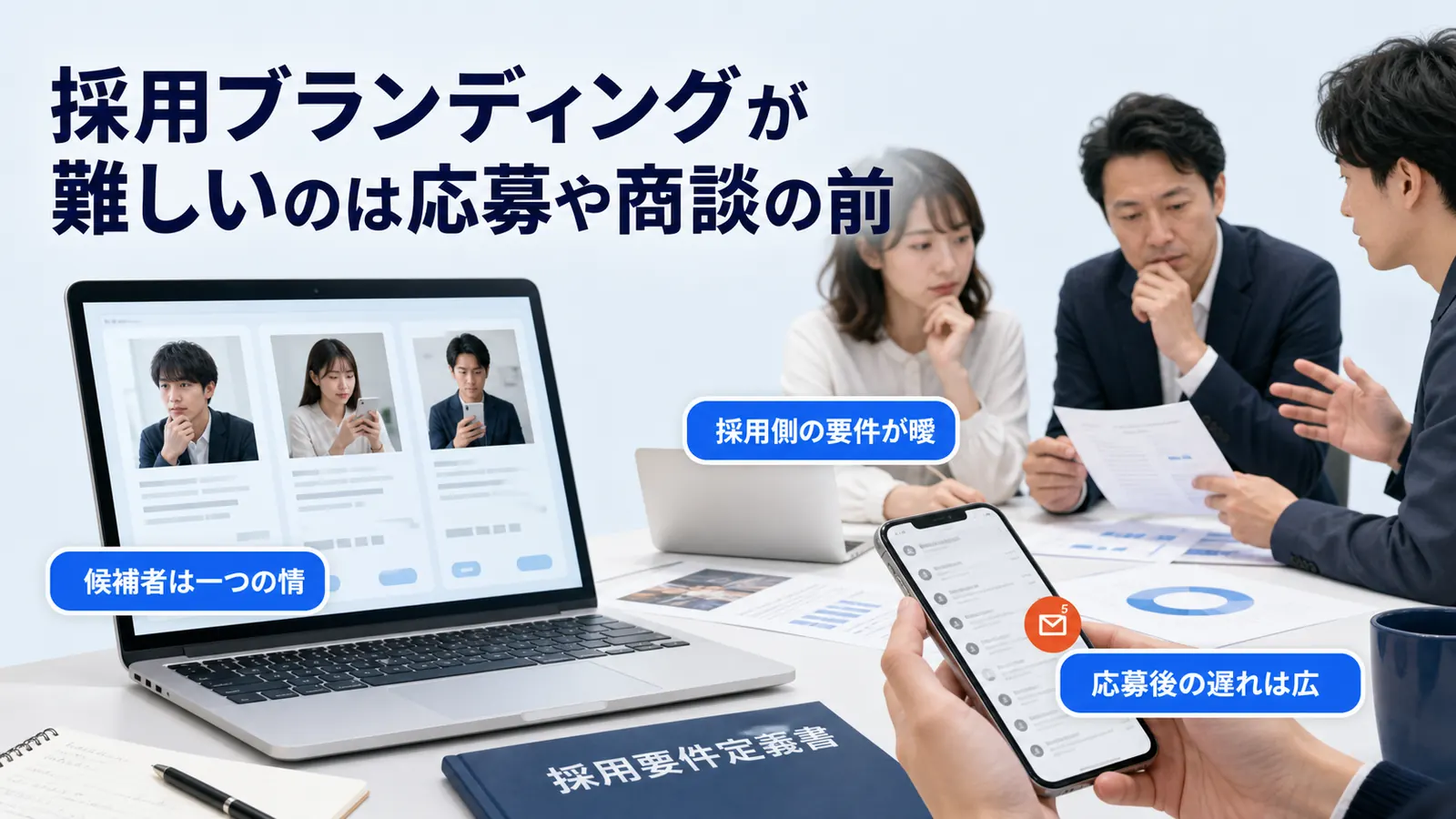 採用ブランディングが難しいのは応募や商談の前