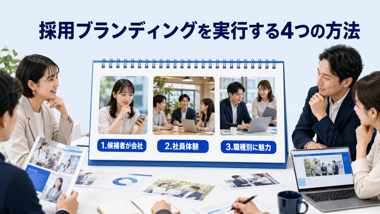 採用ブランディングを実行する4つの方法