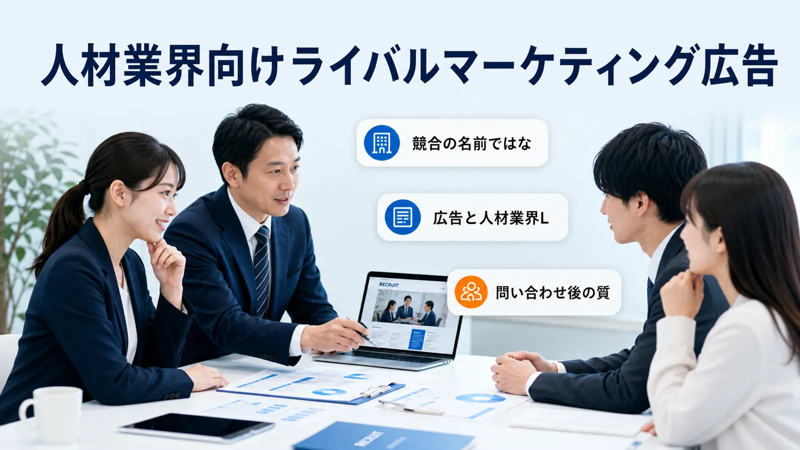 人材業界向けライバルマーケティング広告