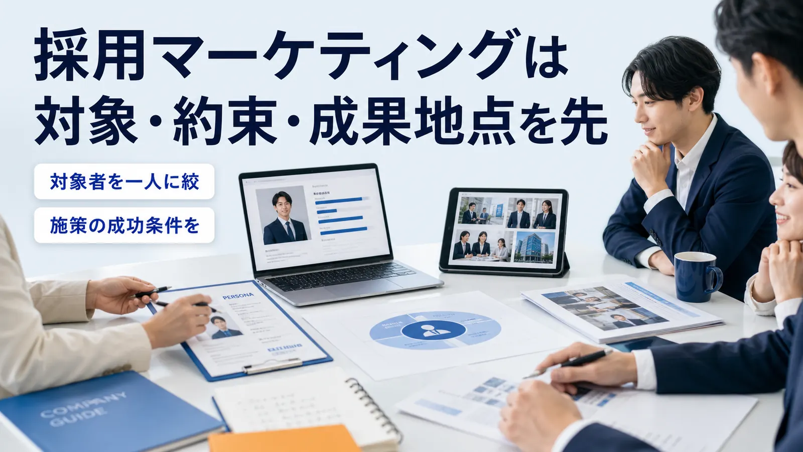 採用マーケティングは対象・約束・成果地点を先