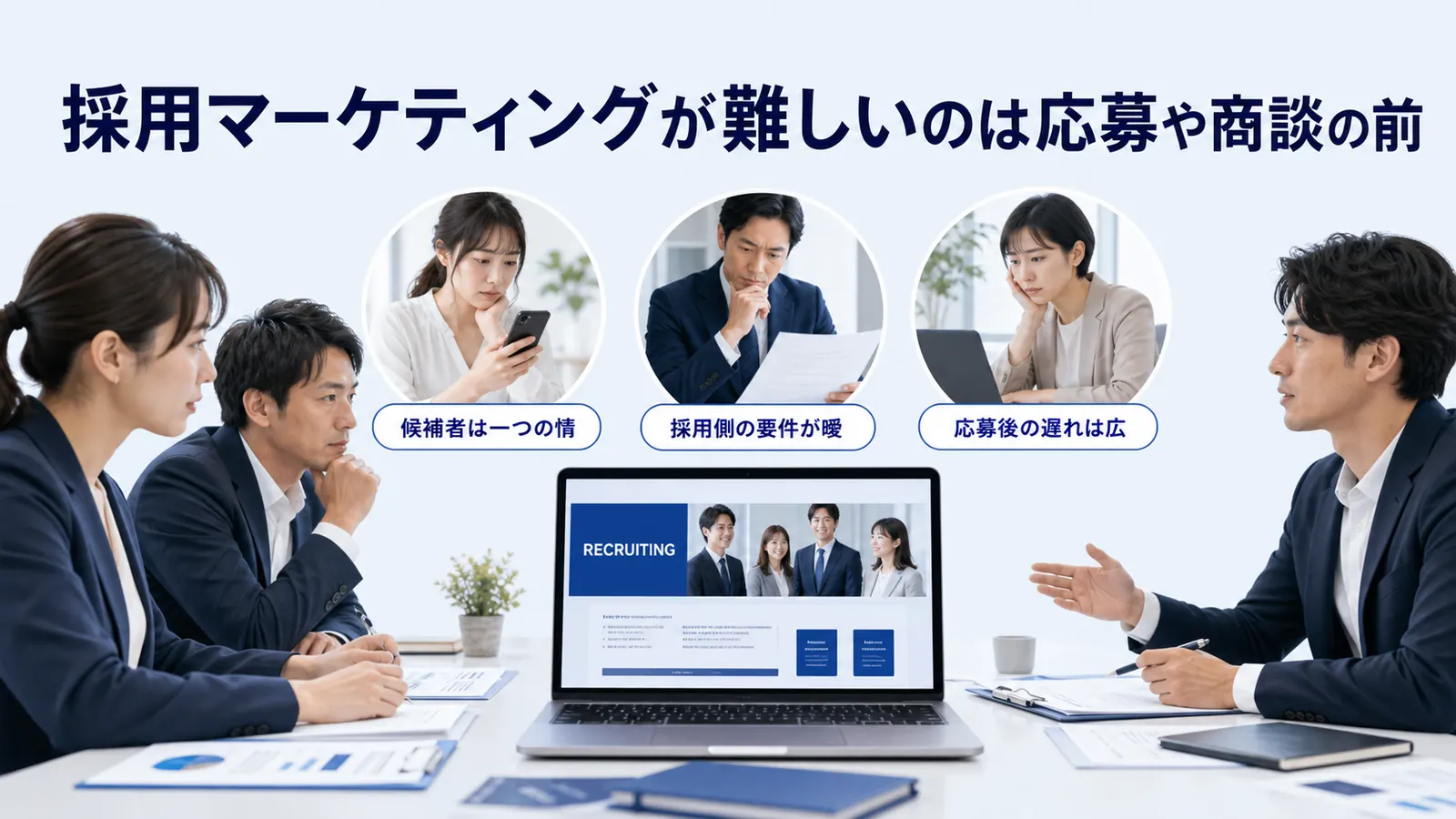 採用マーケティングが難しいのは応募や商談の前