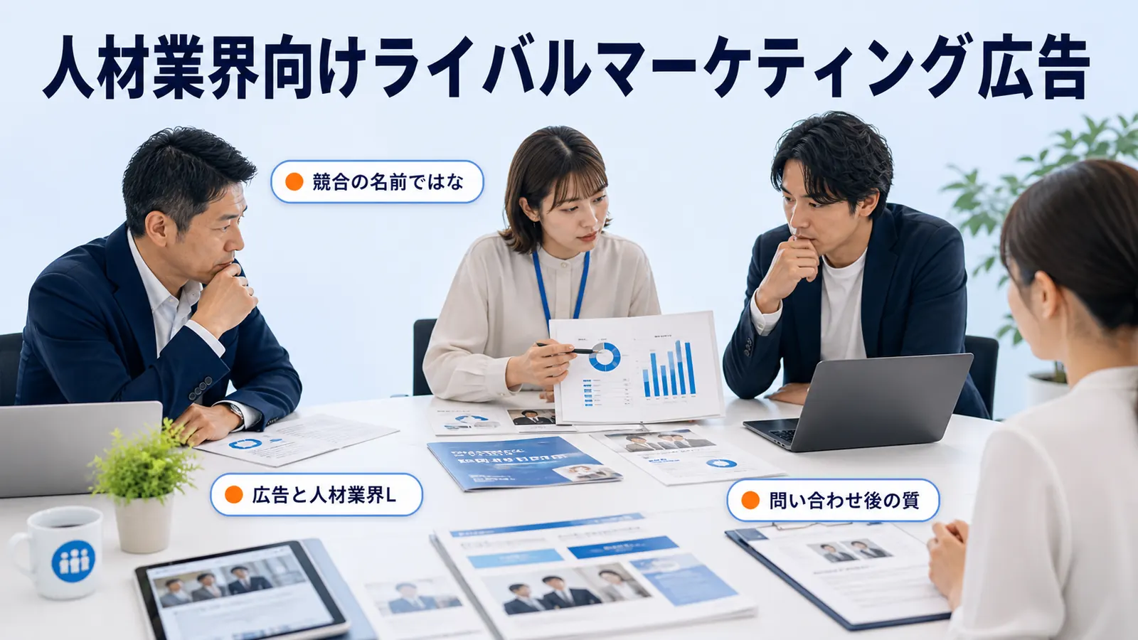 人材業界向けライバルマーケティング広告