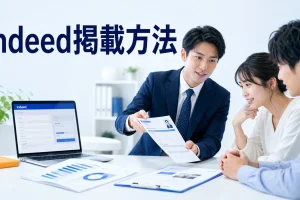 Indeed掲載方法を内容別のオリジナル構図で整理した図解
