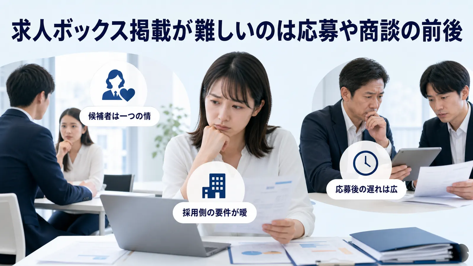 求人ボックス掲載が難しいのは応募や商談の前後