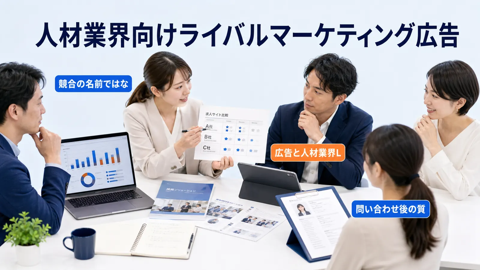 人材業界向けライバルマーケティング広告