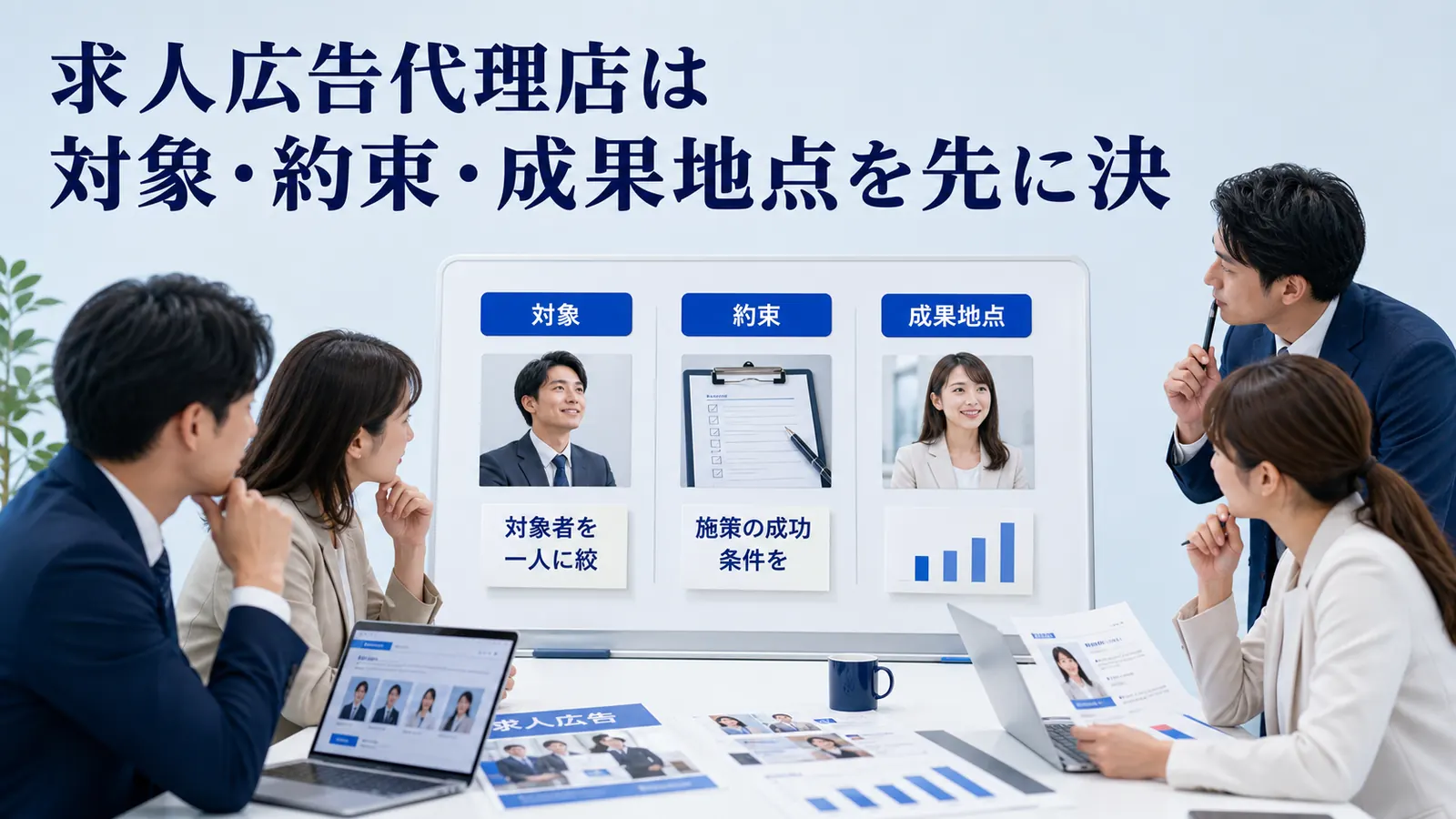 求人広告代理店は対象・約束・成果地点を先に決